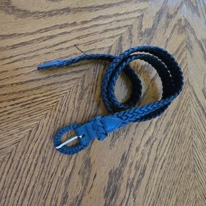 Leather Braided Belt Women's M/L Blue Arizona